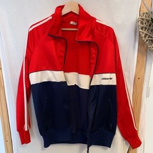 vintage 80s adidas track jacket. limited edition.
